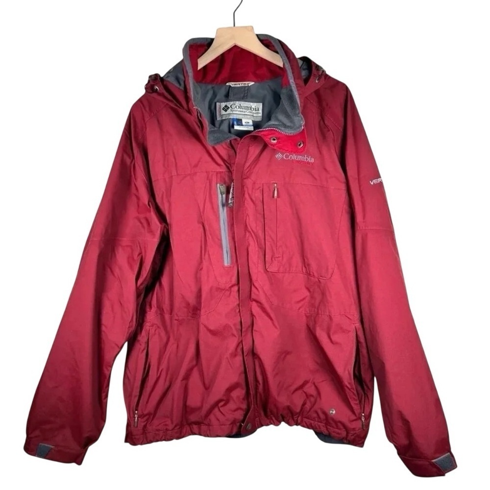 Columbia Vertex Size XL 3 in 1 Coat Outdoor Hiking Waterproof Ski